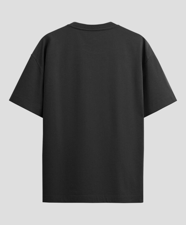 Get out of it Black Oversized printed T-shirt - Image 2