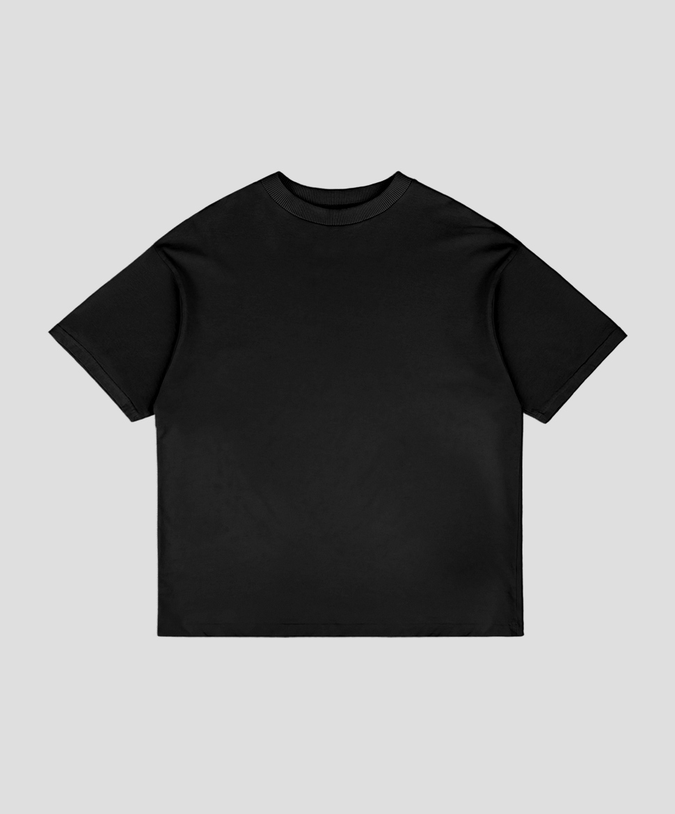 Legend Black Oversized Printed T-shirt – matrixman.in