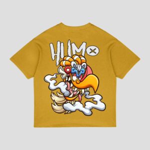 Graffiti Oversized Yellow T-Shirt